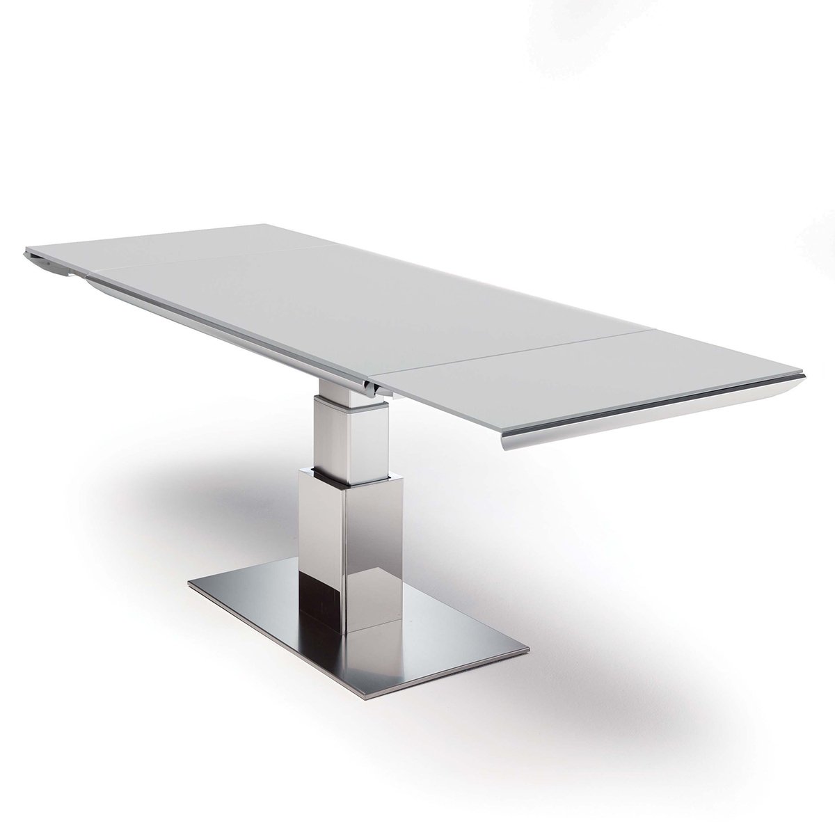 Table basse transformable relevable et extensible en table de